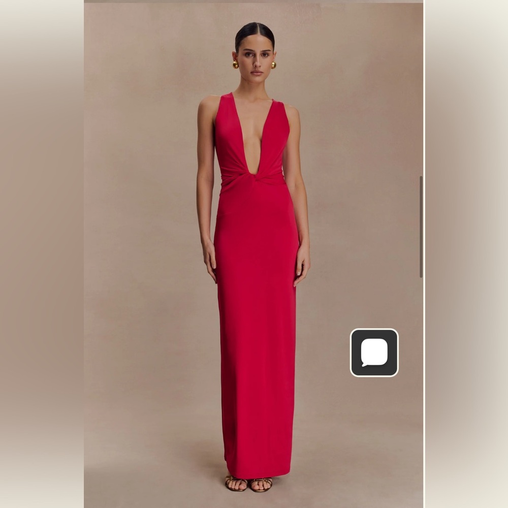 NEW Meshki low cut maxi dress